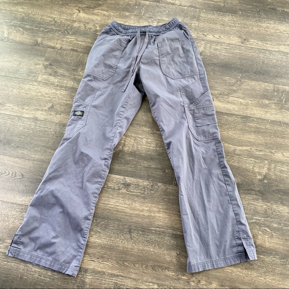 Dickies Gray Scrub Pants Small Gray Style 82120 - Picture 6 of 7